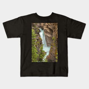 Johnston Canyon Falls Kids T-Shirt